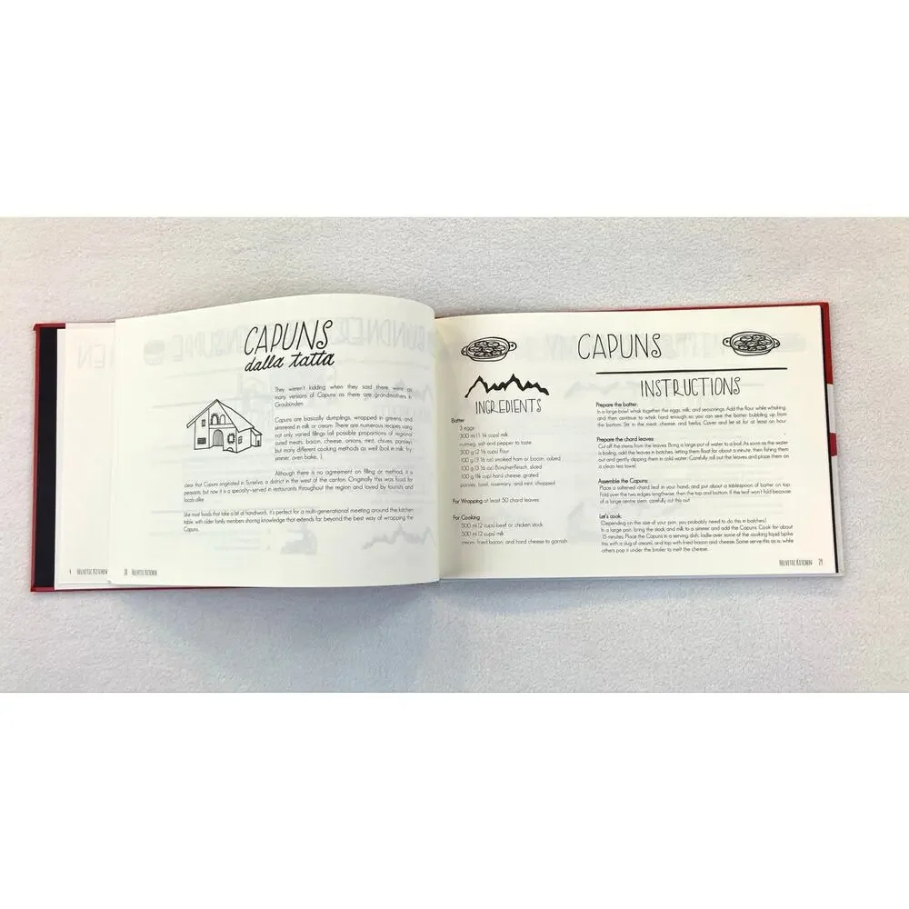 Helvetic Kitchen Swiss Cooking Recipe Book Andie Pilot Vey Good